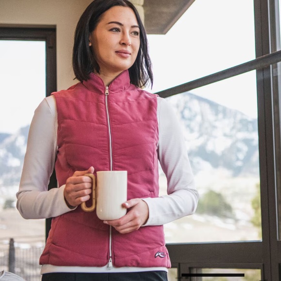 NEW🌸KJUS Maven Lightweight Insulated Spring Golf/Ski Vest Clay Size42US 12 $269 - Picture 6 of 8